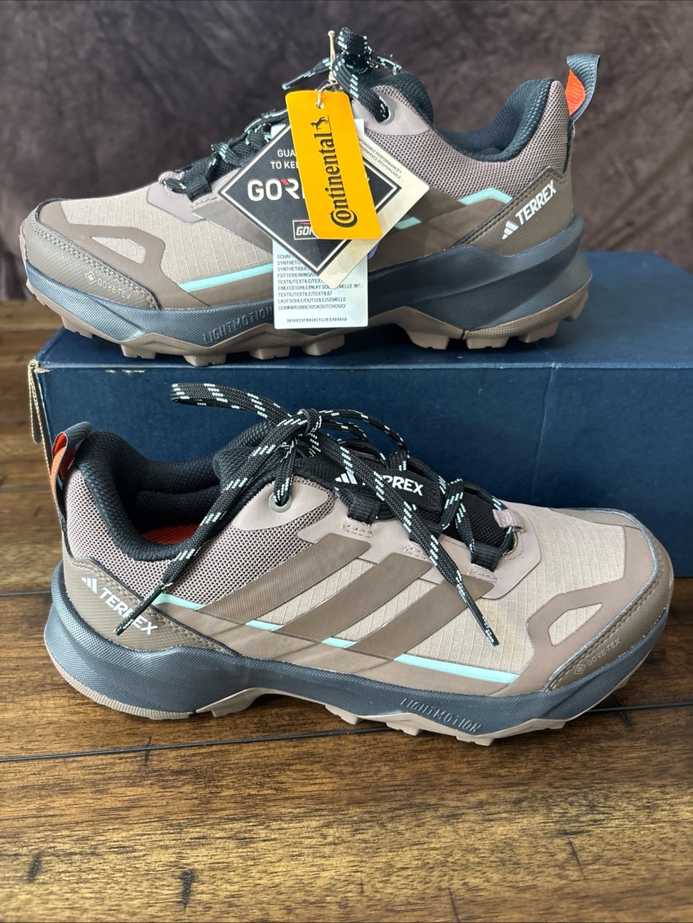 adidas Terrex Skychaser AX5 GORE-TEX Women's Hiking Shoes Trace Brown Size 6.5